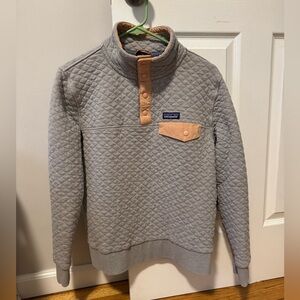 Excellent condition Patagonia Organic Cotton quilt snap-T pullover, size M